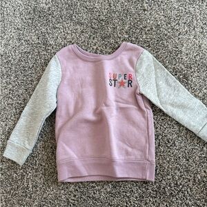 Garanimals Super Star Sweatshirt - Pink and Gray